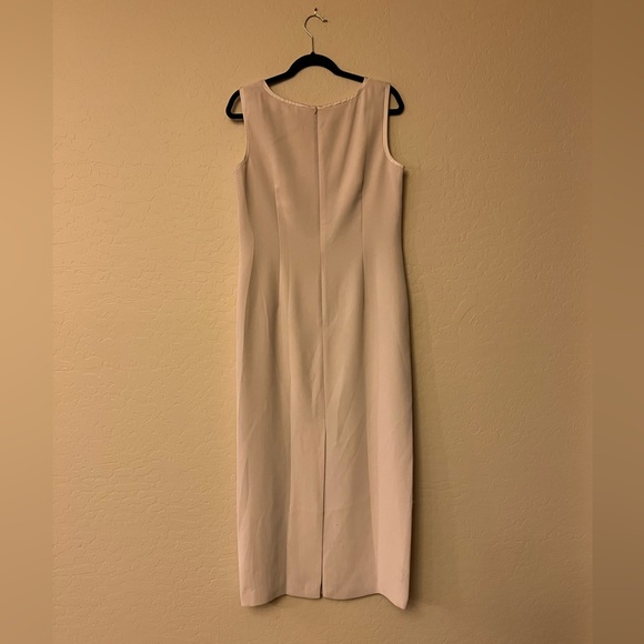 Talbots Tan Sleeveless Semi-Formal Maxi Dress - Picture 8 of 16